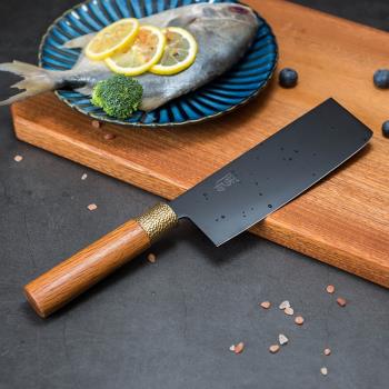 菜刀家用龍泉手工斬骨切菜刀小鋒利切片刀薄碳鋼廚師日本廚房刀具