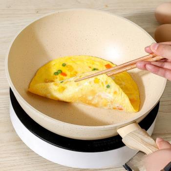 Medical stone non-stick wok household non-stick frying pan