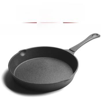 .thick uoated cast iron flat frying pan non-stick cast i