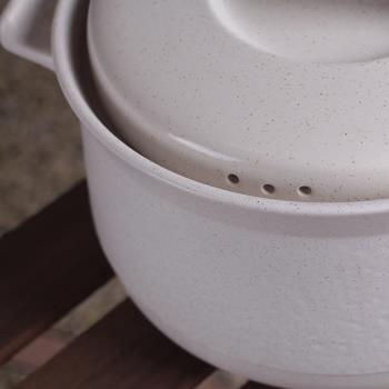 日式耐高溫無涂層石紋陶瓷砂鍋 大容量明火石鍋燉鍋煲湯鍋燜燒鍋