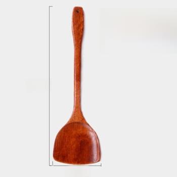 Jujube wood wooden Turner x sub long handle wooden spatula