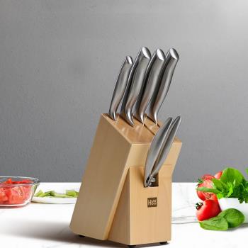火候德式鋼刀六件套菜刀家用廚房專用刀具套裝鋒利不生銹