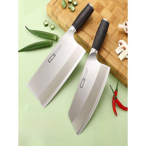 WUC黑檀木 抗菌菜刀砍骨刀耐用鋒利斬切刀家用刀具廚師專用切片刀