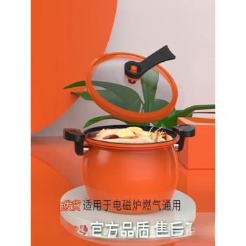 琺瑯鍋微壓鍋家用多功能不粘鍋電磁灶燃氣通用燉煮湯鍋雙耳煲湯鍋