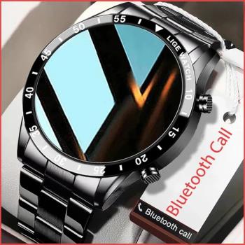 LIGE Luxury Steel Band Watch For Men Smart Watch Bluetooth C