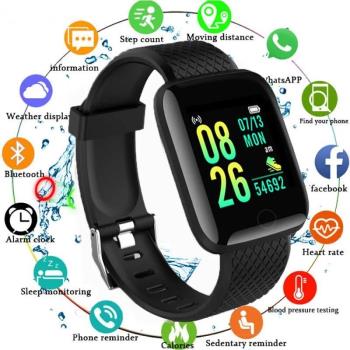 D13 Wireless Smart Watch Men Women Blood Pressure Heart Rate