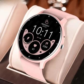 2024 New Fashion Bluetooth Call Smart Watch Women Voice Assi