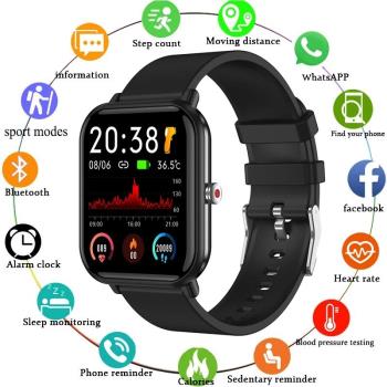 Q9 Pro 5ATM Swim Smart Watch Body Temperature Monitor Music