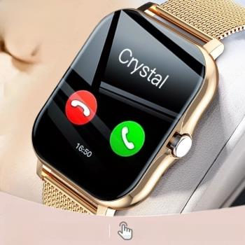 LIGE New Smart Watch Women Bluetooth Call Watch Fitness Trac