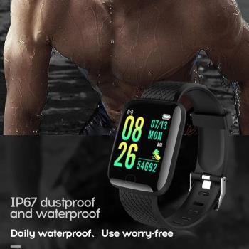 116 Plus Smart Watch Fitness Tracker Smartwatch Heart Rate M