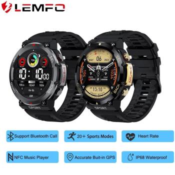 LEMFO LF33 Smart Watch Men AMOLED Full Screen NFC Bluetooth