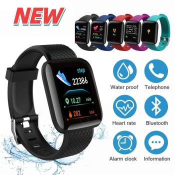 Digital Smart Sport Watches 116 Plus Color Screen Exercise H