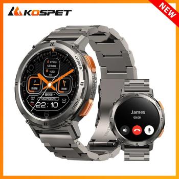 2024 KOSPET TANK T2 Smartwatch Bluetooth Call AMOLED AOD Men