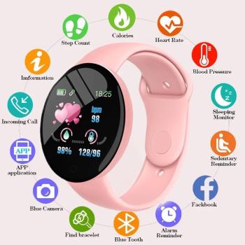 D18 Pro Smart Watch Men Women Bluetooth Fitness Tracker Brac