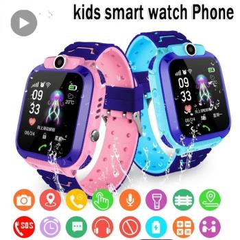 Children Smartwatch Wrist Kids Smart Watch Boys Girls GPS Tr