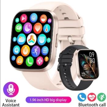 Fashion Smart Watch Women Voice Assistant Bluetooth Call Wat