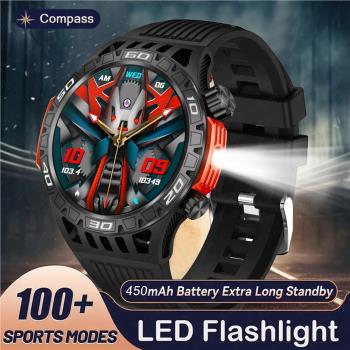 Outdoor Sports Smart Watch Men LED Lighting Answer/Make Call