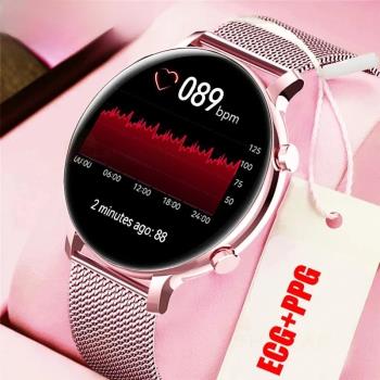 ECG+PPG Smart Watch Women Bluetooth Call Watch Fitness Track