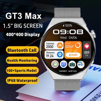 GT3 MAX Smart Watch Bluetooth Call IP68 Waterproof Blood Pre