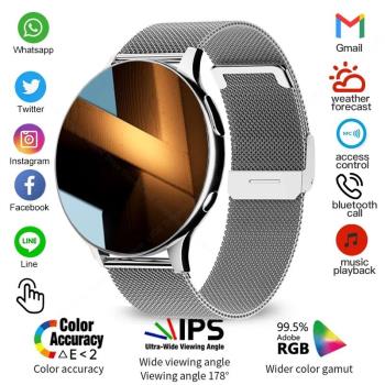 LIGE NFC Smart Watch For Women Bluetooth Call Smartwatch Mus