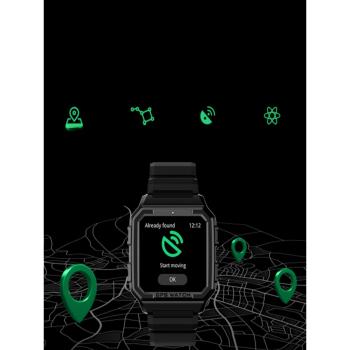 新款GPS運動智能手表藍牙指南針戶外表心率血氧多功能手環方腕表