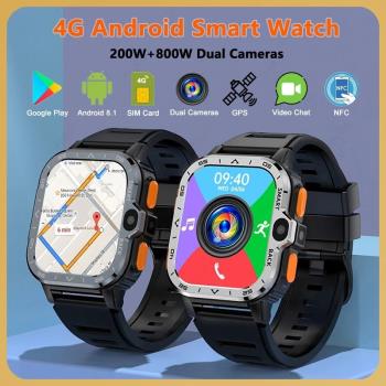 4G Network SIM Card Smart Watch 2.03 inch GPS WIFI NFC Dual