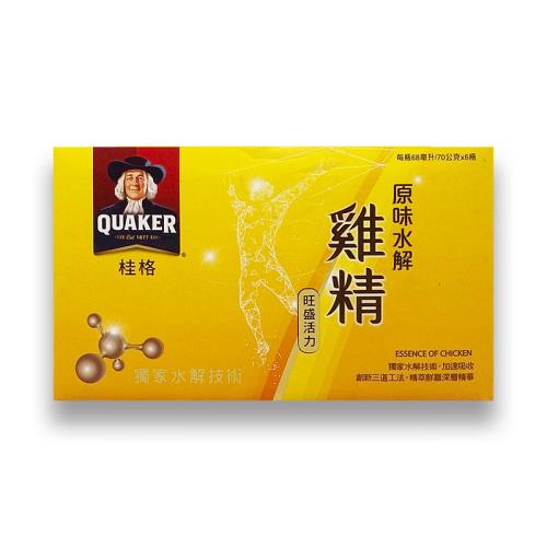 QUAKER 桂格 原味水解雞精（6瓶/盒）