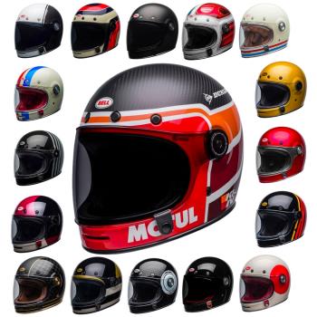 美國Bell Bullitt摩托車頭盔 復古玻璃纖維/碳纖維跑車全盔[代購]