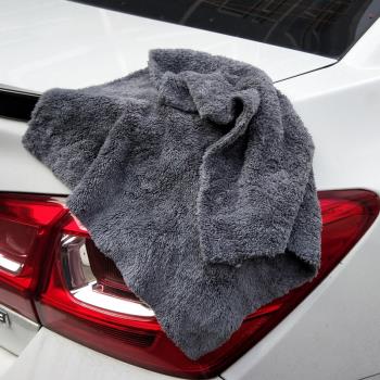 洗車毛巾 40*40珊瑚絨超細纖維熱切加厚吸水清潔擦車巾布洗車用品