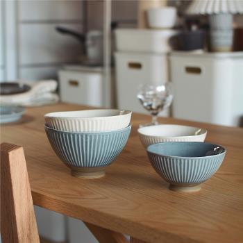 【推薦！】收集時光 Camus say日式手刻鎬紋碗 陶瓷米飯碗 拉面碗