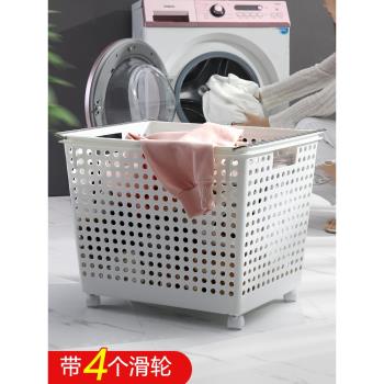 大容量臟衣簍分類推車學生玩具臟衣服收納筐帶輪家用瑜伽洗臟衣籃