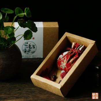 南京中醫藥大學創業園 安神助眠香囊禮盒裝 30克藥粉安神香包流蘇