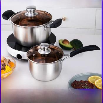 304 food grade stainls steel pot, household induction cooker