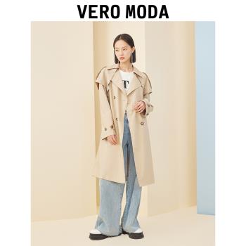 Vero Moda時尚中長款風衣外套