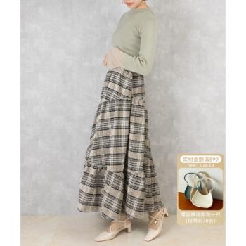 BS01410 RANDA日系格紋半身裙
