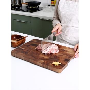 LC LIVING泰國相思木切菜板實木砧板家用廚房不易發霉案板長方形