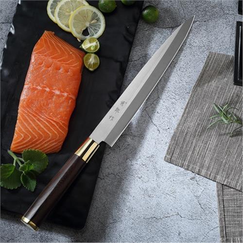 日式三文魚專用刺身刀壽司料理刀柳刃魚生剖魚頭刀廚刀果蔬切片刀