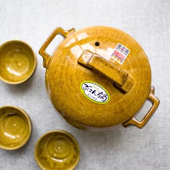 日本進口萬古燒土鍋 家用燜飯鍋煲仔砂鍋 粥鍋煲湯燉鍋日本制