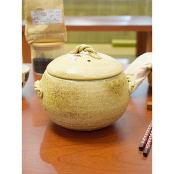 日本萬古燒 栗型陶土米飯鍋煲湯鍋煲仔飯 日式耐高溫明火家用砂鍋