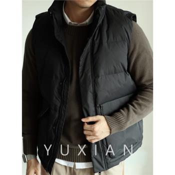 YUXIAN國標90羽絨馬甲日系背心