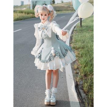 lolita毛球公主宮廷連衣裙聖誕