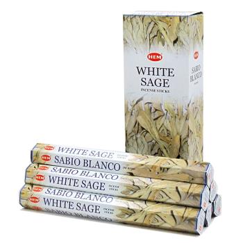 印度進口HEM White Sage白鼠尾草線香凈化空氣空間室內熏香天然