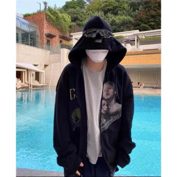 山羊Make自主泰坦尼克號VTM風格拉鏈帽衫重磅連帽外套高克重 vibe