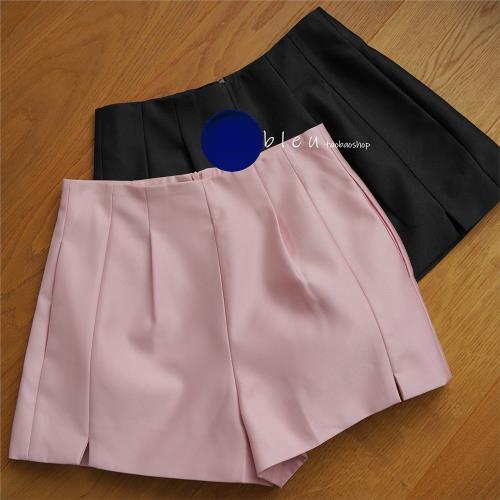 光澤質感回歸時髦 好看的花苞型短褲