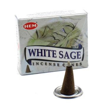 印度進口HEM White Sage白鼠尾草塔香凈化空氣空間室內熏香天然