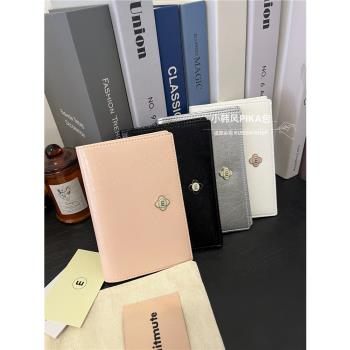韓國小眾包包minitmute卡包護照夾真皮牛皮全秀林同款迷你小包包