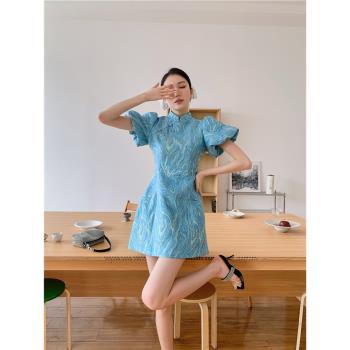 千金風茶歇公主裙改良式旗袍