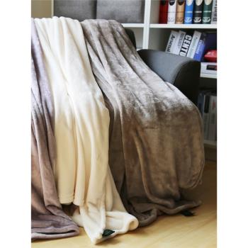 出口美國法蘭絨禮品毛毯鋪床珊瑚絨床單 辦公室午睡蓋毯 沙發毯子