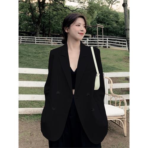 西裝外套女高個子加長版高級感白色西服大碼2025新款休閑正肩女裝