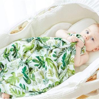 小毯子竹纖維空調被透氣嬰兒紗布